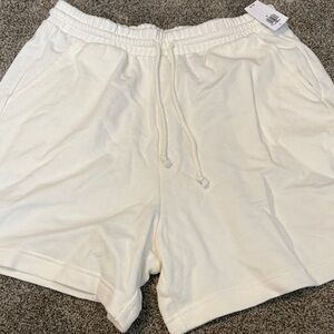 Old Navy Off-White Athletic Shorts